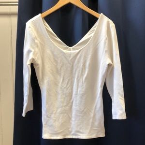 Reversible 3/4 sleeve  top